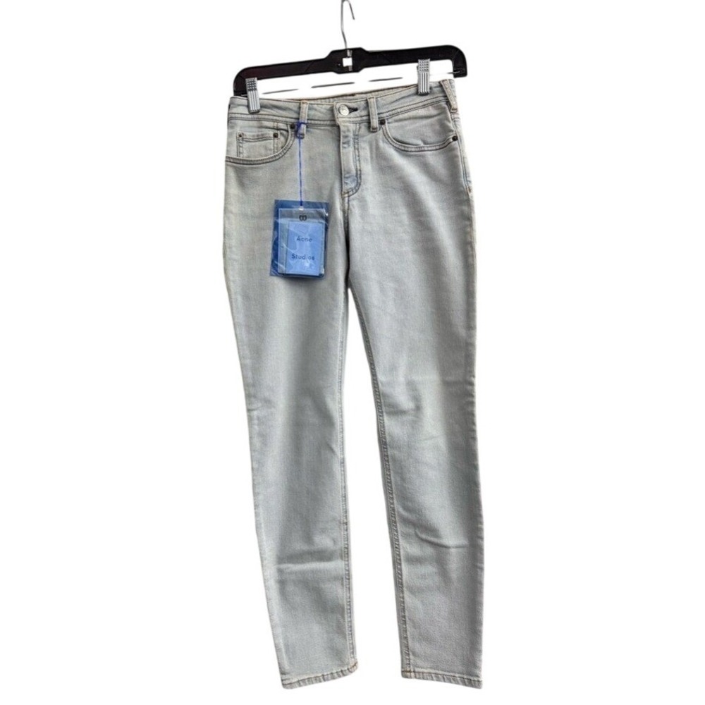 ACNE STUDIOS South LT Women's Jeans W27/L32 Slim Fit Blue Cotton Stretch Washed